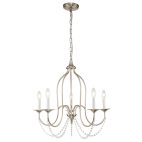 Chandelier-5-Light Vintage Crystal Candle Style Empire Chandelier