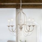 Chandelier-5-Light Vintage Crystal Candle Style Empire Chandelier