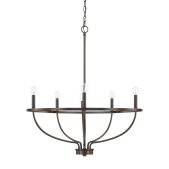 Chandelier-6-Light Metal Candle Style Chandelier