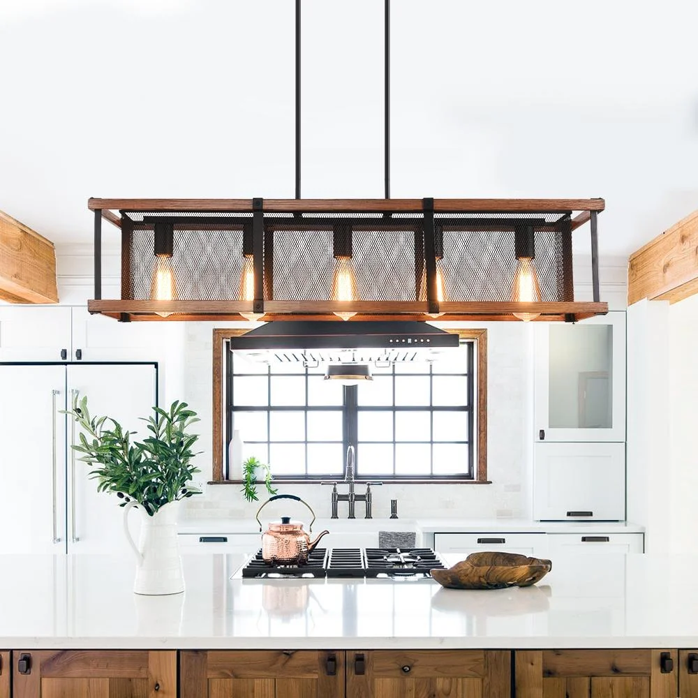 1111 linear dining rectangular chandelier