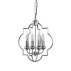 Chandelier-Farmhouse Rustic 4-Light Lantern Pendant Lighting