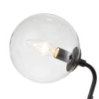 Chandelier-Modern 9-Light Glass Globe Sputnik Chandelier