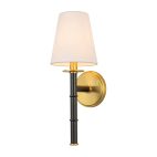 farmhouze-light-1-arm-aged-brass-linen-cone-shade-wall-sconce-wall-sconce-1-light-826369