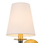farmhouze-light-1-arm-aged-brass-linen-cone-shade-wall-sconce-wall-sconce-1-light-919727