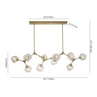 farmhouze-light-10-light-glass-ice-brass-branching-kitchen-island-pendant-chandelier-10-light-brass-pre-order-868423