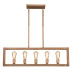farmhouze-light-5-light-industrial-metal-rectangle-frame-kitchen-island-pendant-chandelier-wood-like-5-light-391834
