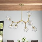 farmhouze-light-brushed-brass-8-light-glass-ice-branching-chandelier-chandelier-8-light-brass-pre-order-247224