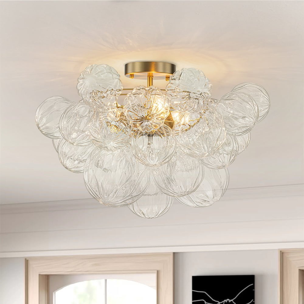 farmhouze-light-decorative-pattern-glass-globe-cluster-flush-mount-chandelier-3-lt-brass-pre-order-664952