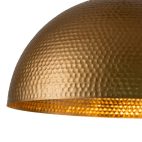 farmhouze-light-industrial-1-light-hammered-oversized-metal-dome-pendant-chandelier-dark-silver-23in-295102