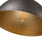 farmhouze-light-industrial-1-light-hammered-oversized-metal-dome-pendant-chandelier-dark-silver-23in-359308