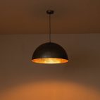 farmhouze-light-industrial-1-light-hammered-oversized-metal-dome-pendant-chandelier-dark-silver-23in-429993