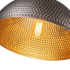 farmhouze-light-industrial-1-light-hammered-oversized-metal-dome-pendant-chandelier-dark-silver-23in-446320