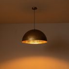 farmhouze-light-industrial-1-light-hammered-oversized-metal-dome-pendant-chandelier-dark-silver-23in-627761