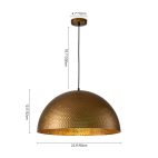farmhouze-light-industrial-1-light-hammered-oversized-metal-dome-pendant-chandelier-dark-silver-23in-704244