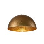 farmhouze-light-industrial-1-light-hammered-oversized-metal-dome-pendant-chandelier-dark-silver-23in-734029