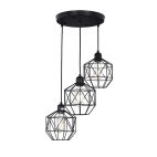 farmhouze-light-industrial-3-light-geometric-metal-cage-pendant-pendant-black-514980