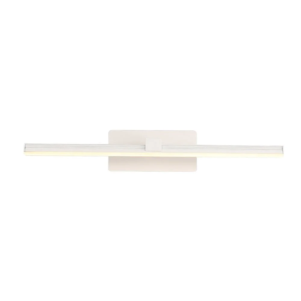 sleek vanity wall sconce white