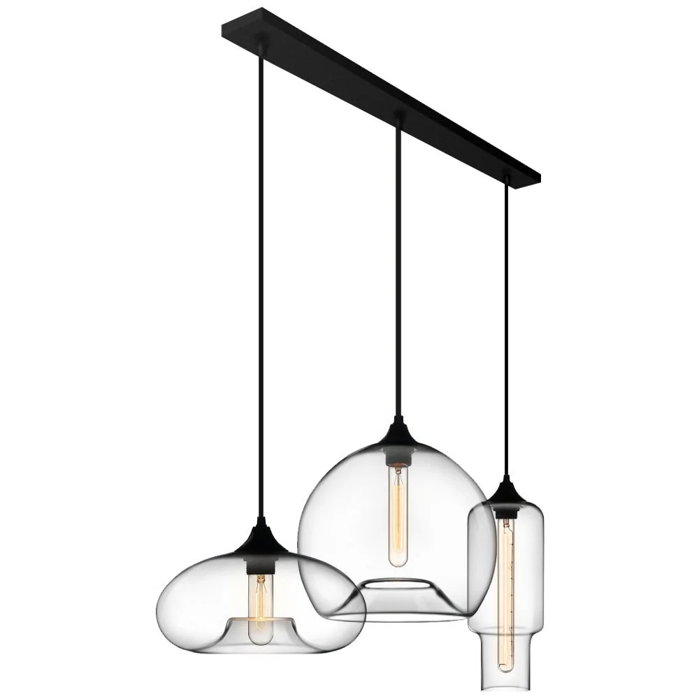 1111 globe cluster pendant light
