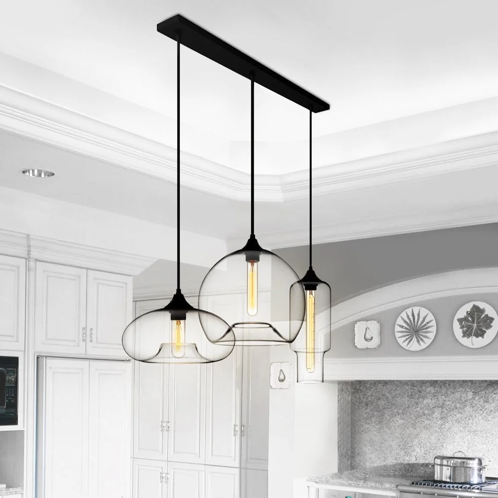 1111 globe cluster pendant light