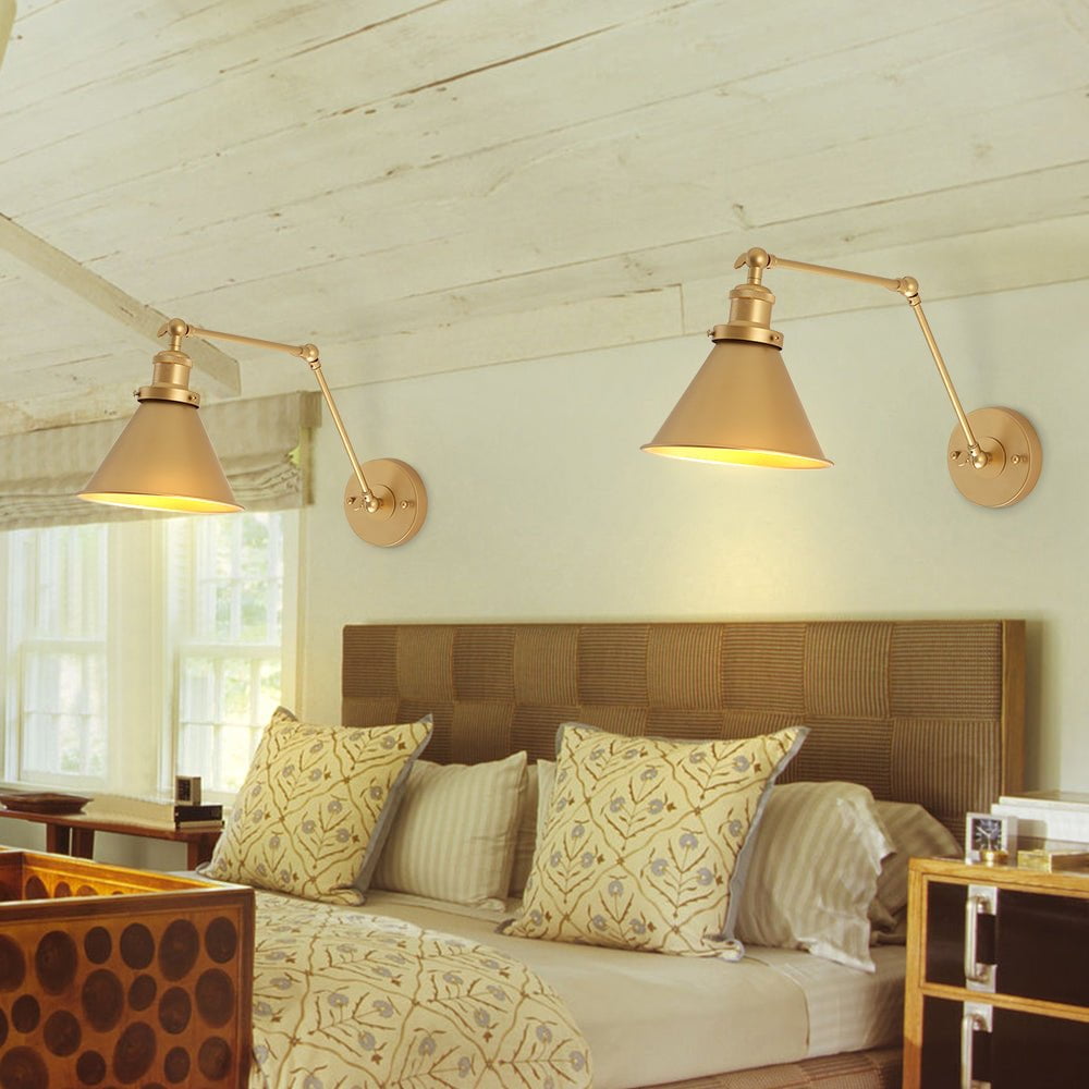 Wall Sconce-Farmhouse 1-Light Swing Arm Wall Sconce
