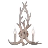 Wall Sconce-Rustic Retro Antler Wall Sconce